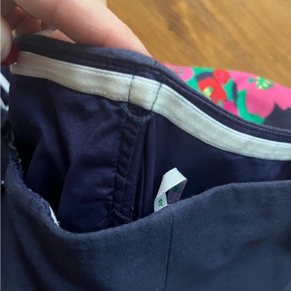 Lilly Pulitzer Bright Navy Cherry Mine Lottie Strapless Mini Dress in 6 - Picture 4 of 15